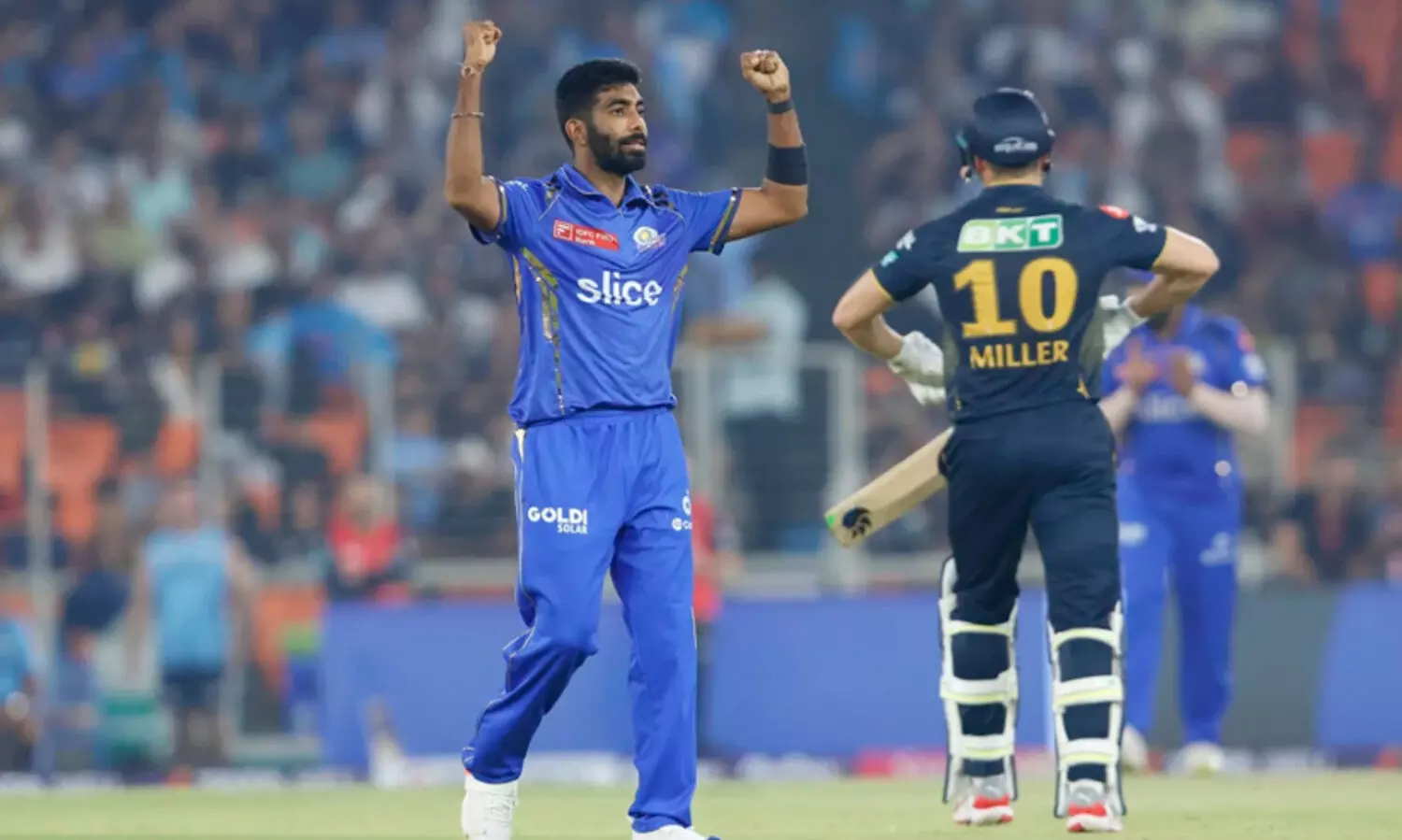 ബുംറക്ക് മൂന്നു വിക്കറ്റ്; ഗുജറാത്തിനെതിരെ മുംബൈക്ക് 169 റൺസ് വിജയലക്ഷ്യം