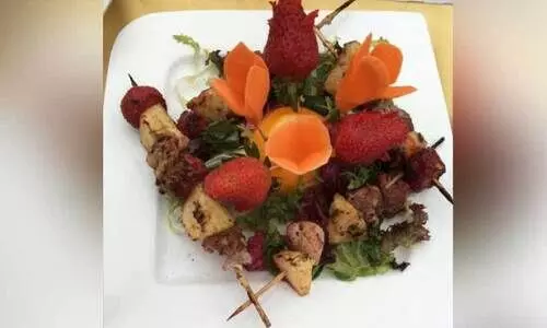 Grilled Veg Non Veg Salad,  ഗ്രിൽഡ് വെജ് നോൺവെജ് സാലഡ്