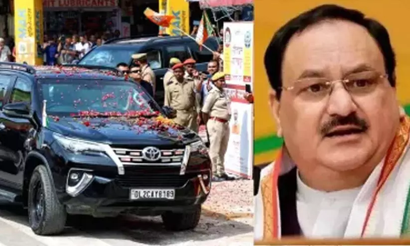 ബി.ജെ.പി ദേശീയ അധ്യക്ഷന് ജെ.പി. നഡ്ഡയുടെ ഭാര്യയുടെ കാർ മോഷണം പോയി ബി.ജെ.പി ദേശീയ അധ്യക്ഷന് ജെ.പി. നഡ്ഡയുടെ ഭാര്യയുടെ കാർ മോഷണം പോയി