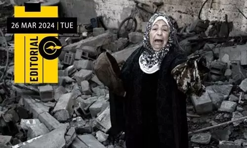 ആ​​രു കേ​​ൾ​​ക്കും ഗ​​സ്സ​​യു​​ടെ രോ​​ദ​​നം!