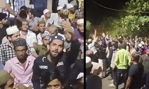 പള്ളിച്ചുമരിൽ ‘ജയ് ശ്രീറാം’ എഴുതി; മഹാരാഷ്ട്രയിൽ സംഘർഷാവസ്ഥ