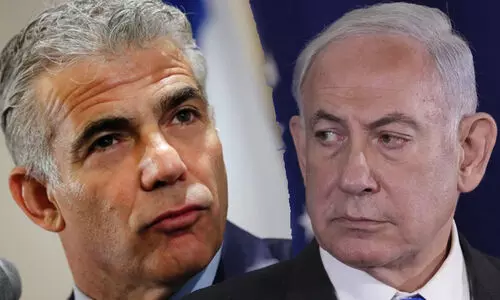 Yair Lapid, benjamin Netanyahu