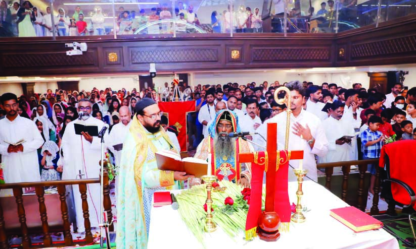 യാക്കോബായ സുറിയാനി പള്ളിയിൽ ഓശാന ശുശ്രൂഷ