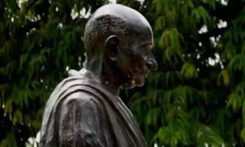 മധ്യപ്രദേശിൽ ഗാന്ധി പ്രതിമ നശിപ്പിച്ച് സാമൂഹിക വിരുദ്ധർ