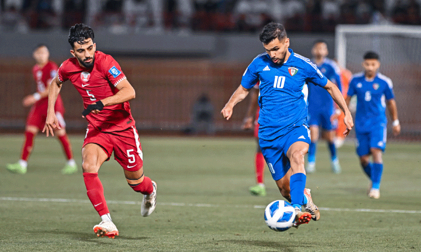 kuwait against qatar in qualifiying match