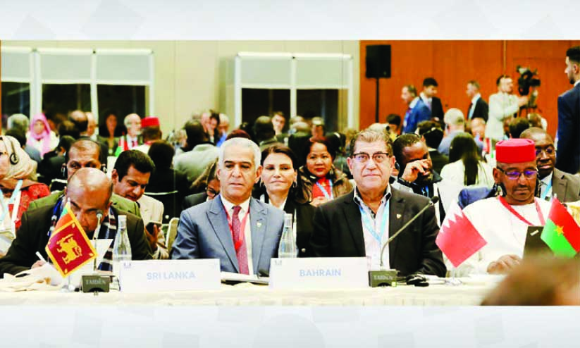 ചേ​രി​ചേ​രാ പ്ര​സ്ഥാ​നം സ​മ്മേ​ള​ന​ത്തി​ൽ പ​​ങ്കെ​ടു​ത്ത് ബ​ഹ്റൈ​ൻ