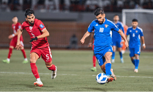 kuwait against qatar in qualifiying match