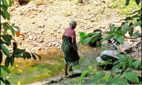തോടുകളും പുഴകളും വരണ്ടു; കുടിവെള്ളത്തിന് നെട്ടോട്ടം