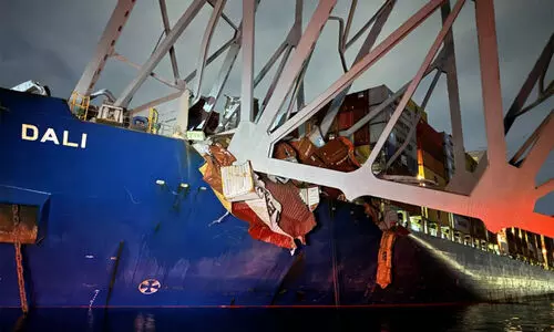 Shipwrecked bridge incident