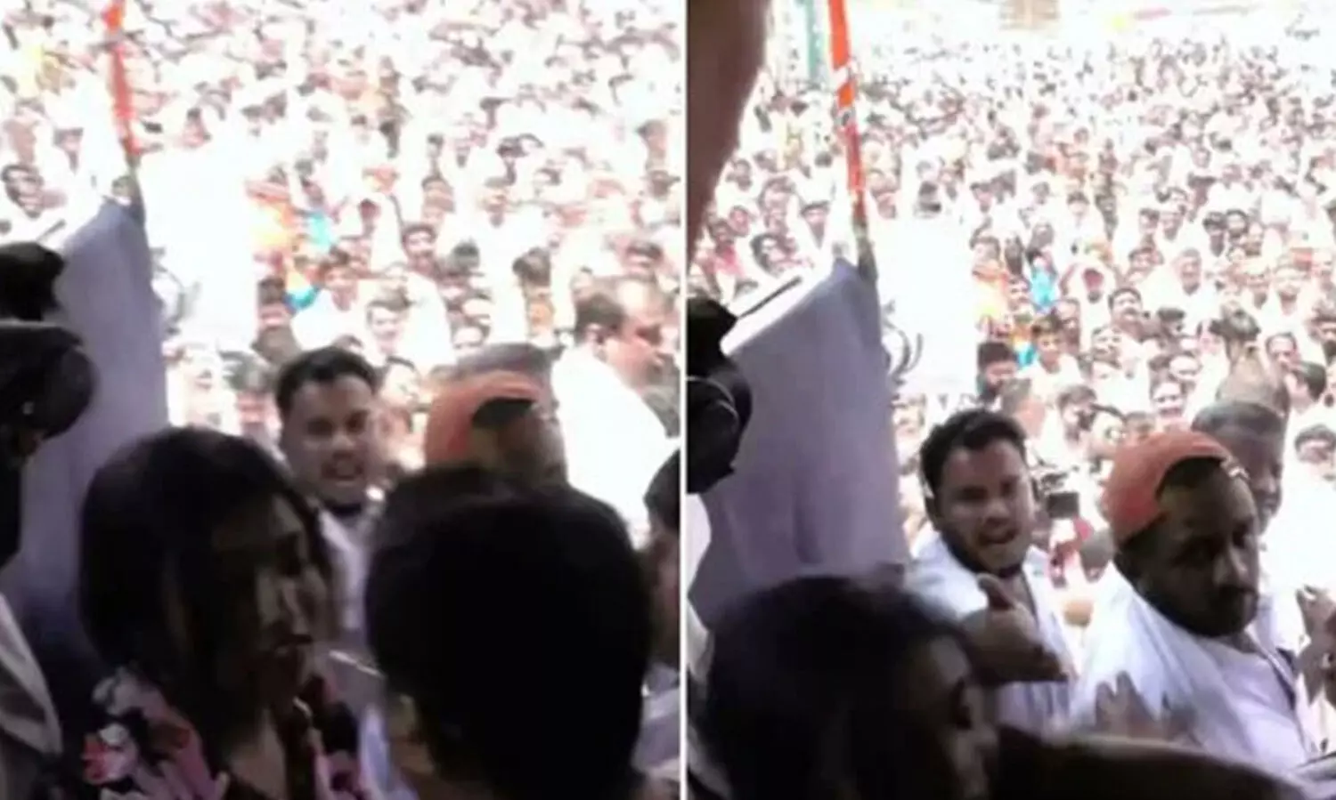 പി.ടി.ഐയുടെ വനിത മാധ്യമപ്രവർത്തകയെ മർദിച്ച് എ.എൻ.ഐ റിപ്പോർട്ടർ