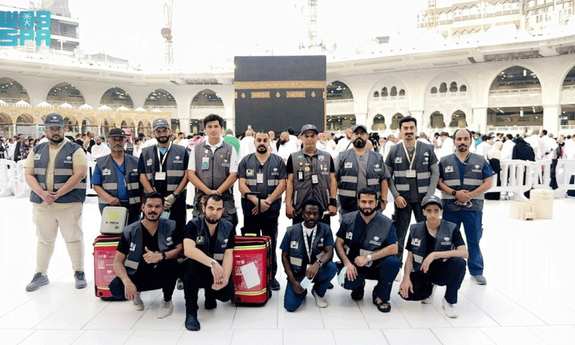 official set for health care for the pilgrims in Mecca