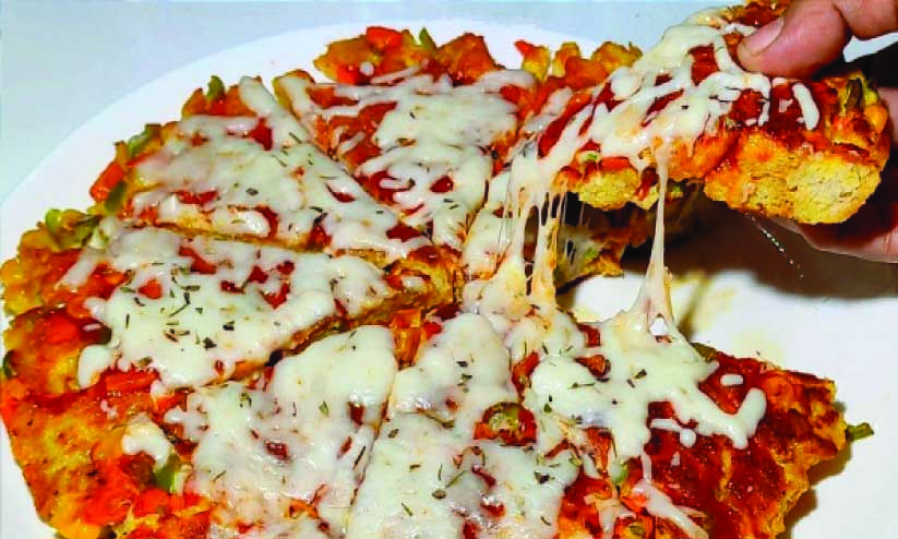 Bread pizza, ബ്രെ​ഡ് പി​സ്സ