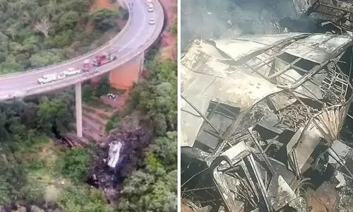 എട്ടു വയസ്സുകാരി മാത്രം രക്ഷപ്പെട്ടു; ദക്ഷിണാഫ്രിക്കയിൽ ബസ് പാലത്തിൽനിന്ന് താഴേക്ക് വീണ് 45 പേർ മരിച്ചു