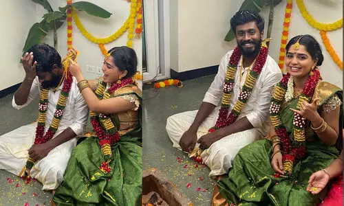 Gouri G. Kishan Shares Photo With  Adithya Bhaskar