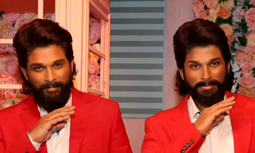 Allu Arjuns Fam-Jam In Dubai As He Unveils His Wax Statue At Madame Tussauds Allu Arjuns Fam-Jam In Dubai As He Unveils His Wax Statue At Madame Tussauds