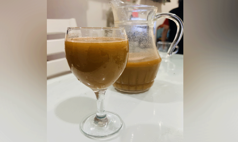 Carrot Mint Lemon Cooler,  കാ​ര​റ്റ് മി​ന്‍റ്​ ലെ​മ​ൺ കൂ​ള​ർ