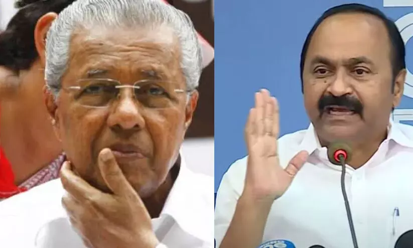 എന്.ഡി.എ ബന്ധം ഉപേക്ഷിച്ചില്ലെങ്കില് ജെ.ഡി.എസിനെ എല്.ഡി.എഫില് നിന്നും പുറത്താക്കുമെന്ന് പറയാന് മുഖ്യമന്ത്രിക്ക് ധൈര്യമുണ്ടോയെന്ന് വി.ഡി സതീശൻ എന്.ഡി.എ ബന്ധം ഉപേക്ഷിച്ചില്ലെങ്കില് ജെ.ഡി.എസിനെ എല്.ഡി.എഫില് നിന്നും പുറത്താക്കുമെന്ന് പറയാന് മുഖ്യമന്ത്രിക്ക് ധൈര്യമുണ്ടോയെന്ന് വി.ഡി സതീശൻ