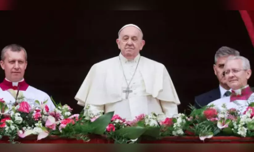 ഗസ്സയിൽ വെടിനിർത്തൽ വേണം -മാർപാപ്പ ഗസ്സയിൽ വെടിനിർത്തൽ വേണം -മാർപാപ്പ