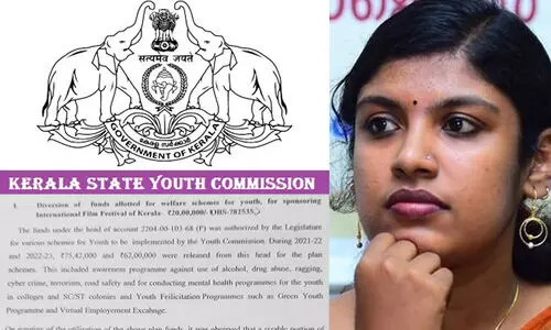 യുവാക്കളുടെ ക്ഷേമ പദ്ധതികൾക്കായി അനുവദിച്ച 20 ലക്ഷം യുവജന കമീഷൻ  വകമാറ്റിയെന്ന് റിപ്പോർട്ട്