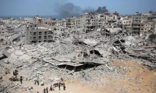 അൽശിഫ തരിപ്പണമാക്കി ഇസ്രായേൽ സേനയുടെ പിന്മാറ്റം അൽശിഫ തരിപ്പണമാക്കി ഇസ്രായേൽ സേനയുടെ പിന്മാറ്റം