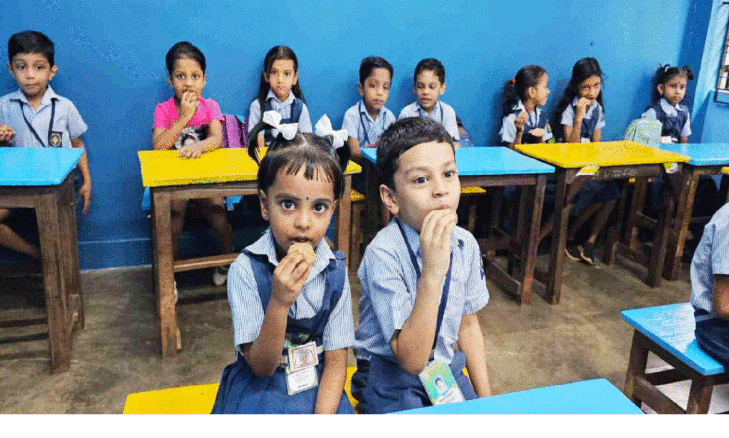 വേനൽച്ചൂടിൽ മാഹിയിൽ വിദ്യാരംഭം