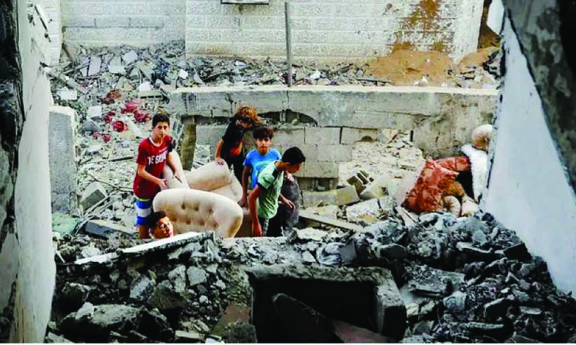 ഗ​സ്സ​യി​ലെ കു​ട്ടി​ക​ൾ​ക്ക്​ ഒ​മാ​​ന്‍റെ കൈ​ത്താ​ങ്ങ്​: 10 ല​ക്ഷം യു.​എ​സ് ഡോ​ള​ർ സം​ഭാ​വ​ന ന​ൽ​കി