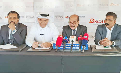 press meet conducted by video home and electronics centre