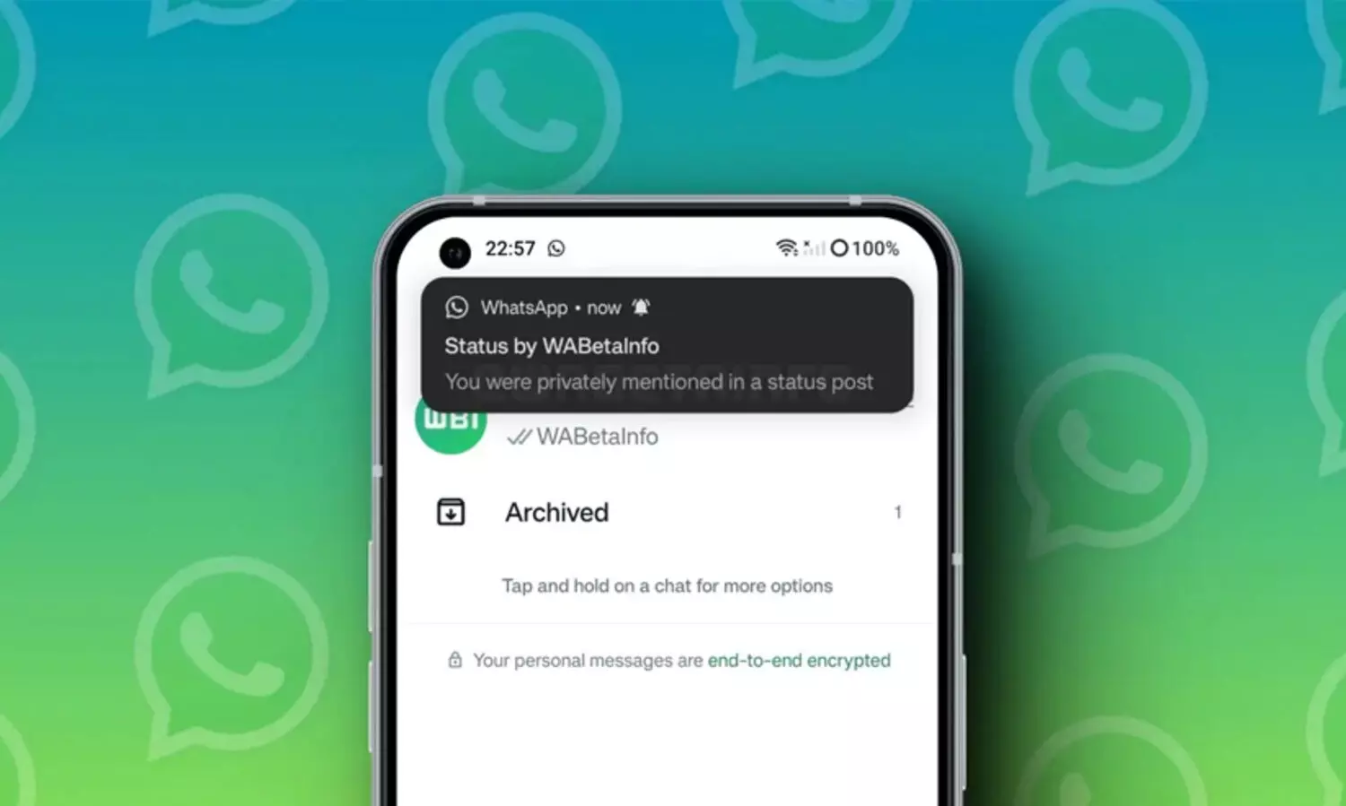 സ്റ്റാറ്റസ് അപ്ഡേറ്റുകളിൽ സുഹൃത്തുക്കളെ ‘ടാഗ്’ ചെയ്യാം; ഫീച്ചറുമായി വാട്സ്ആപ്പ് എത്തുന്നു