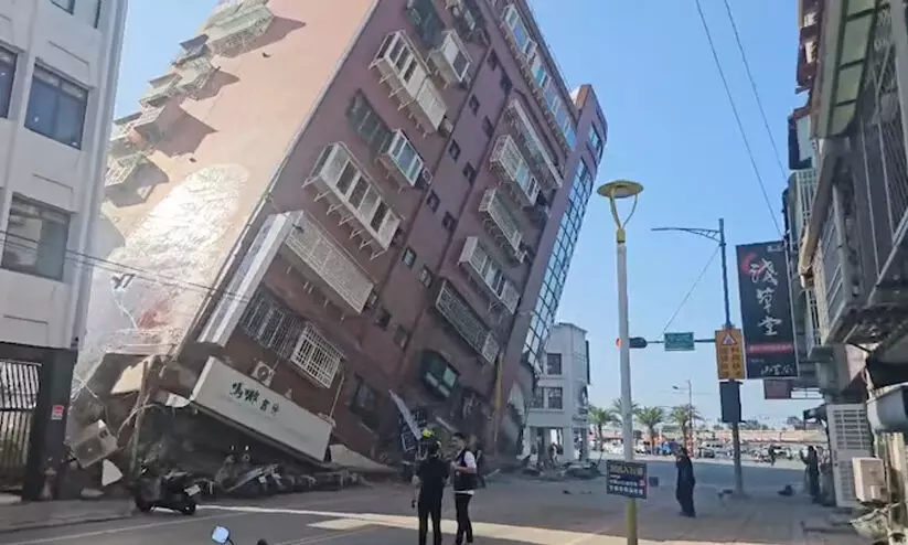 Major earthquake strikes off Taiwan, Japan issues tsunami alert for Okinawa islands