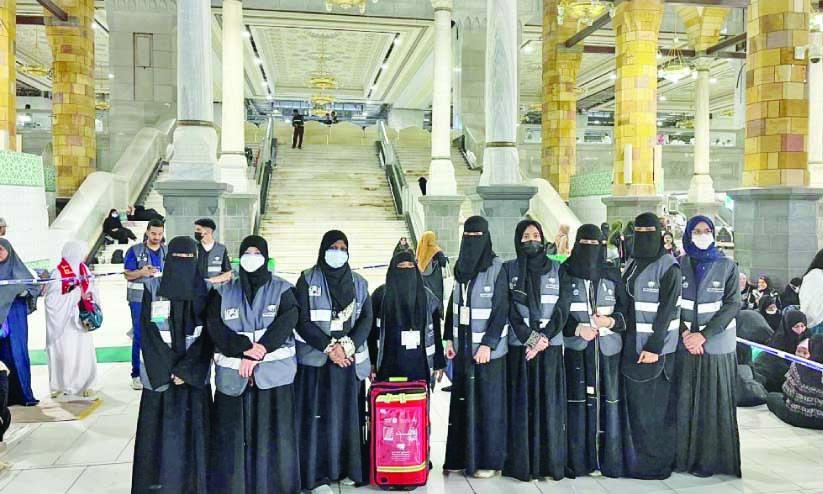 മക്കയിൽ ഹെൽത്ത് വളൻറിയർമാർക്ക് 30 എമർജൻസി ബാഗുകൾ മക്കയിൽ ഹെൽത്ത് വളൻറിയർമാർക്ക് 30 എമർജൻസി ബാഗുകൾ