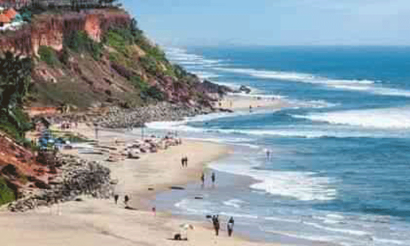 വ​ർ​ക്ക​ല പാ​പ​നാ​ശം ബീ​ച്ച്