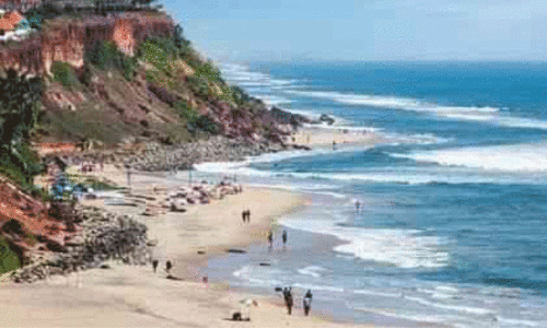 വ​ർ​ക്ക​ല പാ​പ​നാ​ശം ബീ​ച്ച്