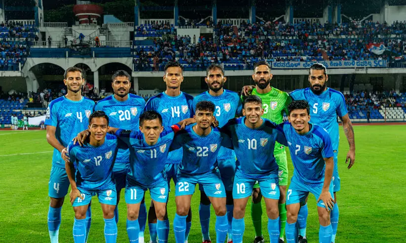 വീണ്ടും താഴോട്ട്! ഫിഫ റാങ്കിങ്ങിൽ ഇന്ത്യ 121 വീണ്ടും താഴോട്ട്! ഫിഫ റാങ്കിങ്ങിൽ ഇന്ത്യ 121