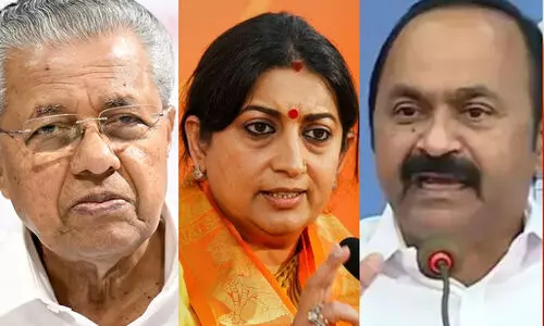 സ്മൃതി ഇറാനിക്കും പിണറായി വിജയനും ഒരേ സ്വരമെന്ന് വി.ഡി സതീശൻ