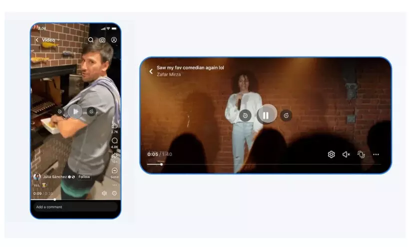 യൂട്യൂബിനും ടിക് ടോകിനും മുട്ടൻ പണി; പുതിയ വിഡിയോ ആപ്പുമായി മെറ്റ