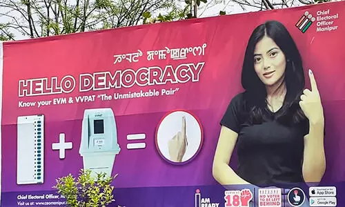 As the Lok Sabha elections heat up, the leaders do not look back at Manipur