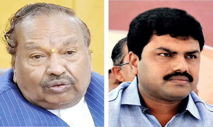 കെ.​എ​സ്. ഈ​ശ്വ​ര​പ്പ​യു​ടെ പ്ര​ചാ​ര​ണ​ത്തി​ന് ന​രേ​ന്ദ്ര മോ​ദി​യു​ടെ ചി​ത്ര​ങ്ങ​ളും