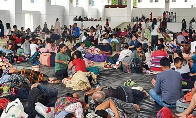 മണിപ്പൂരിൽ 25,000 വോട്ടർമാർ അഭയാര്ഥി ക്യാമ്പുകളില് മണിപ്പൂരിൽ 25,000 വോട്ടർമാർ അഭയാര്ഥി ക്യാമ്പുകളില്