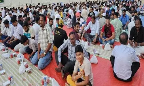 iftar meet conducted by Indian social club in salalah