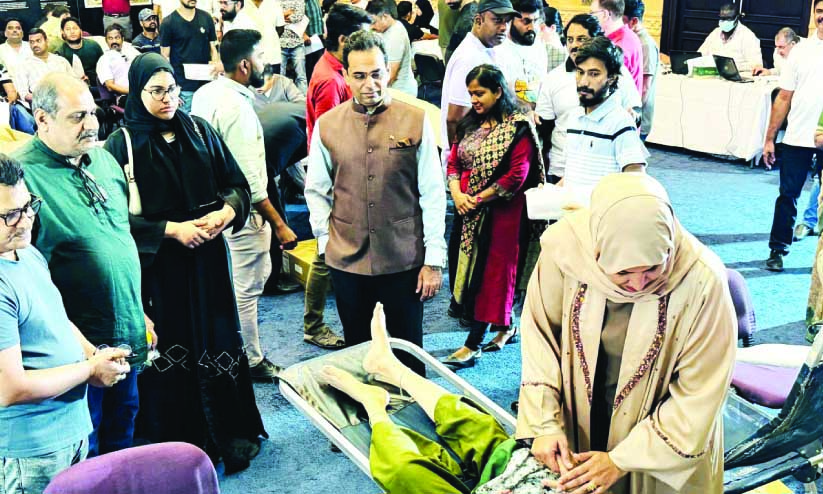 ഇ​ന്ത്യ​ൻ എം​ബ​സി ര​ക്ത​ദാ​ന ക്യാ​മ്പ് സ​മാ​പി​ച്ചു; ശേ​ഖ​രി​ച്ച​ത്​ 800 യൂ​നി​റ്റി​ല​ധി​കം ​ര​ക്തം