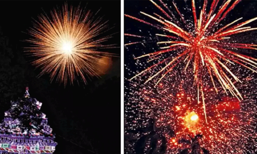 thrissur pooram fireworks