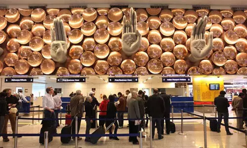 Bomb threat at Delhi airport; Two people were arrested