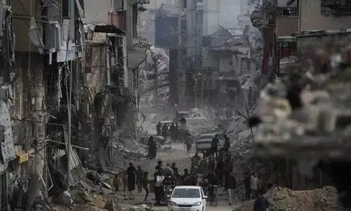 ഇസ്രായേൽ മടങ്ങിയ ഖാൻ യൂനുസ് പ്രേതനഗരം