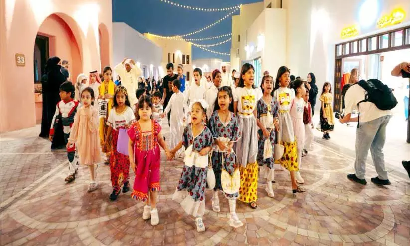 eid celebration in doha old port