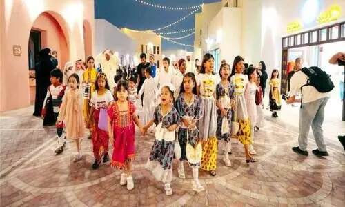eid celebration in doha old port