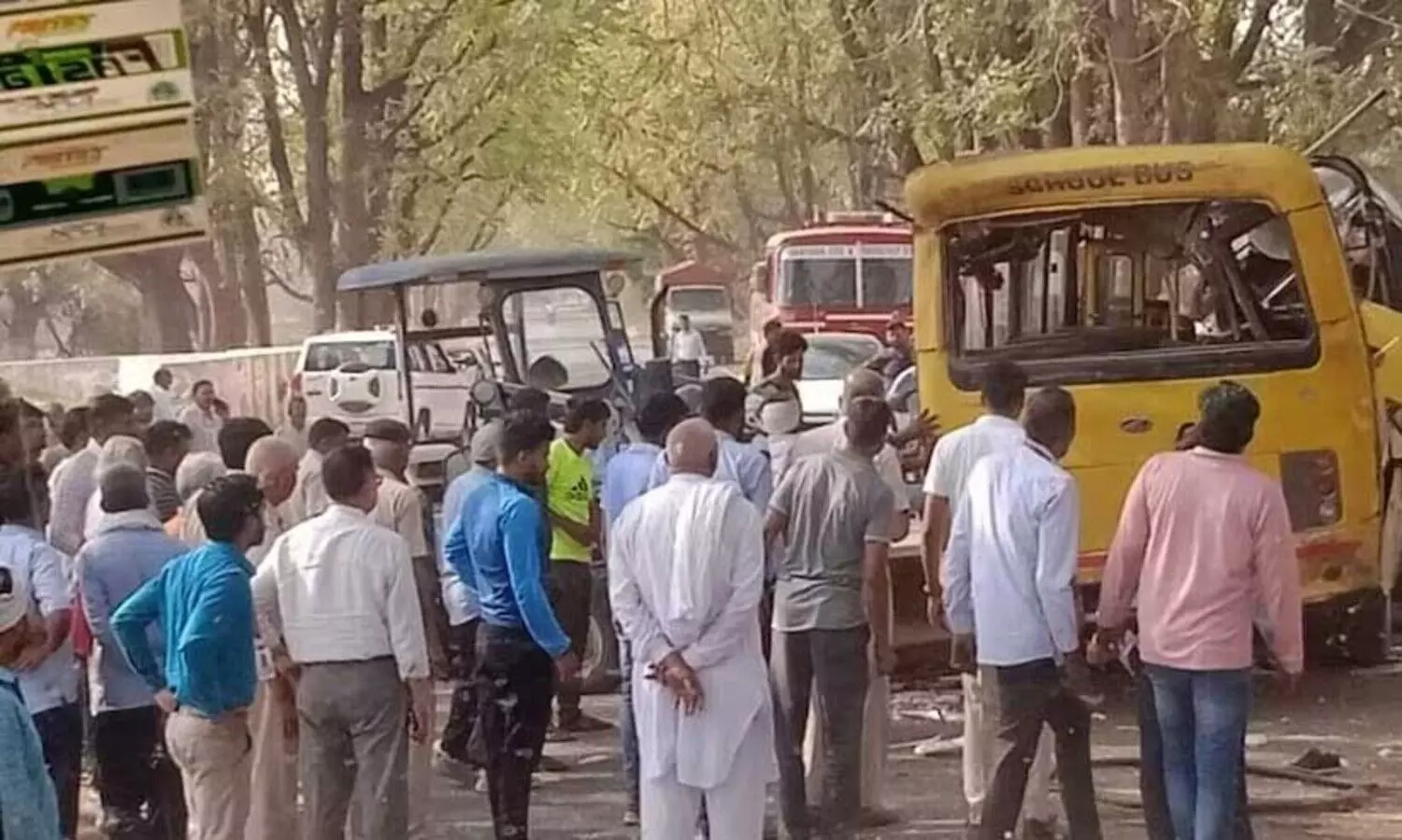 ഹരിയാനയിൽ സ്കൂൾ ബസ് മറിഞ്ഞ് ആറു വിദ്യാർഥികൾ മരിച്ചു