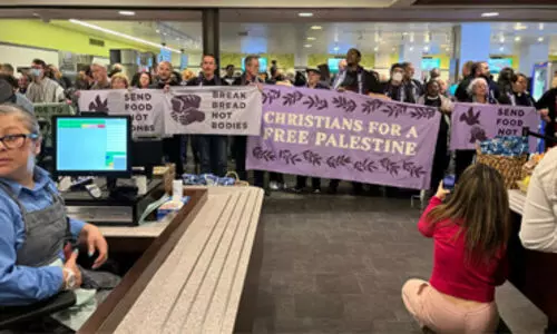 ഇസ്രായേലിനെതിരെ സെനറ്റിൽ സമരവുമായി അമേരിക്കൻ ക്രിസ്ത്യാനികൾ: ‘ഗസ്സക്കാർ ഭക്ഷിക്കുന്നത് വരെ കോൺഗ്രസും ഭക്ഷിക്കേണ്ട’