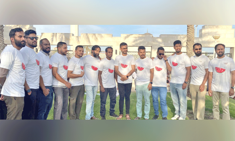 Wearing t-shirt printed with Palestine solidarity