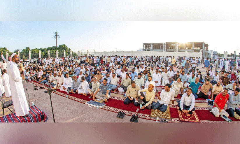 K.N Sulaiman madani speaking at eid gah