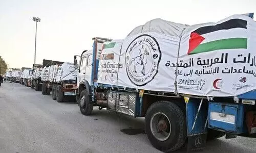 ഗ​സ്സ​യി​ലേ​ക്ക്​​ 1.5 കോ​ടി ഡോ​ള​ർ അ​നു​വ​ദി​ച്ച്​ യു.​എ.​ഇ